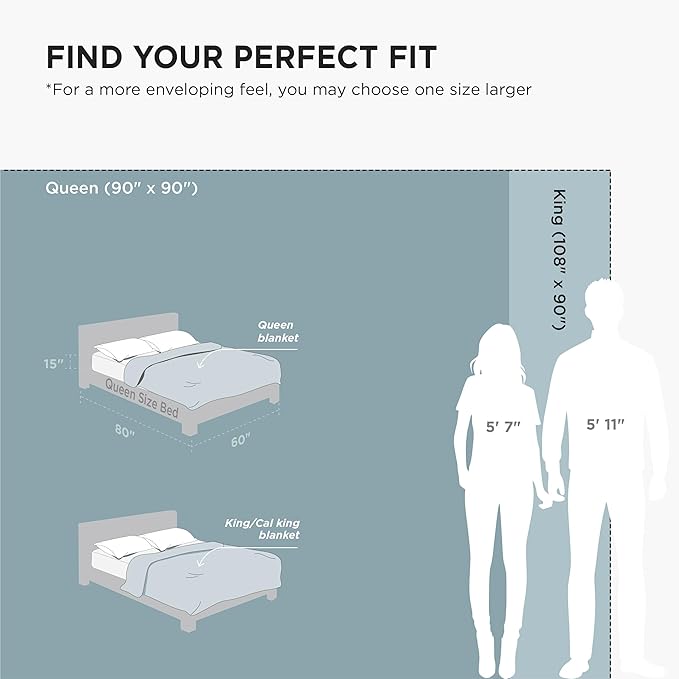Bedsure GentleSoft Fleece Bed Blankets Queen Size Light Blue - Soft Lightweight Plush Fuzzy Cozy Luxury Blanket Microfiber, 90x90 inches