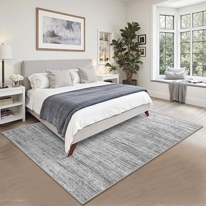 Washbale Rugs 3x5 Ultra Soft Area Rug, Non Slip Indoor Entryway Rugs, Stain Resistant Area Rugs for Living Room Dining Bedroom,Modern Abstract Home Decor Small Rug