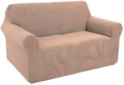 U-NICE HOME Loveseat Cover Stretch Couch Cover Sofa Cover Sofa Slipcover Furniture Protector for 2 Cushion Couch Sofa Pet Friendly(Loveseat, Camel)