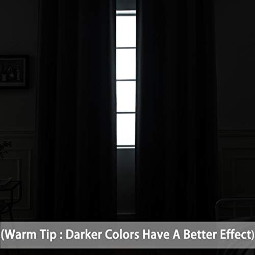 Yakamok Extra Wide Blackout Curtain for Sliding Glass Door, Grommet Thermal Insulated Room Divider Curtain 100W x 84L inch, Room Darkening Patio Curtain,8.3ft Wide x 7ft Tall, 1 Panel,Dark Grey