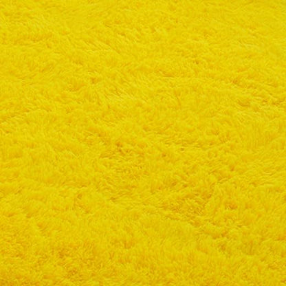 Amearea Premium Soft Fluffy Area Rug Modern Shag Carpet, 5' x 7', Fuzzy Plush Rugs for Living Room Bedroom Kids Room Home Decor, Nursery Non Slip Indoor Shaggy Carpets, Yellow