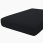 hyha Milk Silk Couch Cushion Covers, Soft Magic Sofa Covers Washable for 3 Cushion Couch, Stretch Sectional Outdoor Cushion Covers for Patio Furniture with Elastic Bottom(Large, Black)