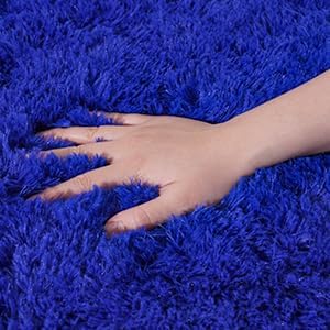 Rugs for Living Room 5x7, Soft Shaggy Modern Shag Area Rug for Bedroom, Upgrade Non-Slip Plush Fluffy Carpet for Kids Boys Girls Room Home Decor Aesthetic, Royal Blue