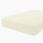 hyha Milk Silk Couch Cushion Covers, Soft Magic Sofa Covers Washable for 3 Cushion Couch, Stretch Sectional Outdoor Cushion Covers for Patio Furniture with Elastic Bottom(Large, Cream)