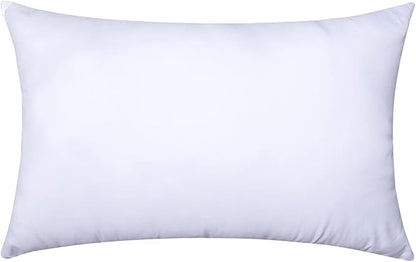 MIULEE Throw Pillow Insert Premium Pillow Stuffer Sham Rectangle for Decorative Cushion Bed Couch Sofa 12x24 Inch