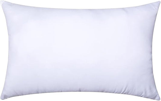 MIULEE Throw Pillow Insert Premium Pillow Stuffer Sham Rectangle for Decorative Cushion Bed Couch Sofa 14x22 Inch
