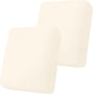 Smiry Printed Couch Cushion Covers, Stretch Soft Couch Covers for Sofa, Washable Non-Slip Sofa Slipcover Furniture Protector for Indoor and Outdoor (2 Pack, Cream)