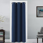 H.VERSAILTEX Doorway Curtain Blackout Closet Door Curtain Room Divider Window Treatment Curtain for Bedroom Thermal Insulated Privacy Drape Soundproof Grommet, 42 x 80 inches, 1 Panel, Navy
