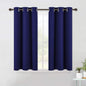 NICETOWN Royal Blue Blackout Draperies Curtains, All Season Thermal Insulated Solid Grommet Top Blackout Curtains/Drapes for Kid's Room (1 Pair, 42 x 45 Inch in Royal Blue)