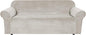 H.VERSAILTEX Stretch Velvet Sofa Covers Large Couch Covers Sofa Slipcovers Furniture Protector Soft with Non Slip Elastic Bottom, Feature Thick Comfy Rich Velour (Extra Wide Sofa 98"-105", Oatmeal)
