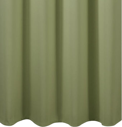LEMOMO Blackout Curtains 66 x 84 inch/Sage Green Curtains Set of 2 Panels/Thermal Insulated Room Darkening Bedroom Curtains
