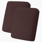 hyha Milk Silk Couch Cushion Covers, Soft Magic Sofa Covers Washable for 2 Cushion Couch, Stretch Sectional Outdoor Cushion Covers for Patio Furniture with Elastic Bottom(2 Packs, Chocolate)