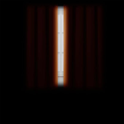 LEMOMO Blackout Curtains 66 x 72 Inch Long Orange Curtains Set of 2 Panels Room Darkening Curtains for Bedroom and Living Room