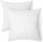 Amazon Basics Square Hypoallergenic Pillow Insert, Down Alternative Fiberfill, Sofa Bed Couch Decorative Stuffer, 18", 2-Pack