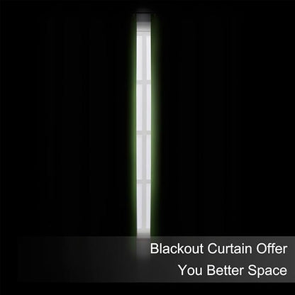 LEMOMO Blackout Curtains 52 x 90 Inch Long Light Green Curtains Set of 2 Panels Room Darkening Curtains for Bedroom and Living Room