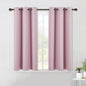 NICETOWN Blackout Curtain Panels for Girls Room, Nursery Essential Thermal Insulated Solid Grommet Top Blackout Drapes (Baby Pink=Lavender Pink, 1 Pair, 42 x 45 Inch)
