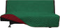 Easy-Going Futon Slipcover - Reversible Sofa Cover, Armless, Water Resistant - Protects Furniture from Pets & Kids (Green/Christmas Red)