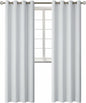 BGment Room Darkening Curtains 95 Inches Long - Grommet Thermal Insulated Drapes Window Treatment Curtains for Bedroom, 2 Panels, 52 x 95 Inch, Greyish White