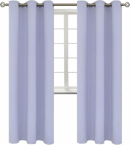 BGment Room Darkening Curtains 84 Inches Long - Grommet Thermal Insulated Drapes Window Treatment Curtains for Bedroom, 2 Panels, 42 x 84 Inch, Lavander