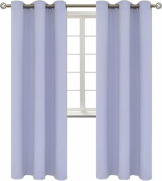 BGment Room Darkening Curtains 84 Inches Long - Grommet Thermal Insulated Drapes Window Treatment Curtains for Bedroom, 2 Panels, 42 x 84 Inch, Lavander