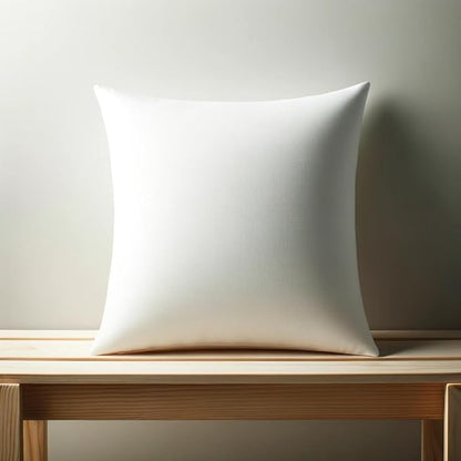 18 x 18 inches Pillow Inserts, Set of 4 Hypoallergenic Brushed Microfiber Liner Down Alternative Filled Square Cushion Throw Pillow