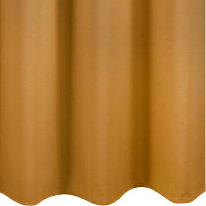 LEMOMO Mustard Yellow Thermal Blackout Curtains/38 x 63 Inch/Set of 2 Panels Room Darkening Curtains for Bedroom