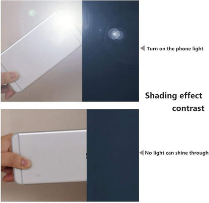 NICETOWN 100% Blackout Cold Blocking Curtain, Thermal Insulated & Energy Efficiency Window Draperies for Guest Room, Full Shading Panels for Shift Worker & Light Sleepers, Navy Blue, 70W x 84L, 2 PCs