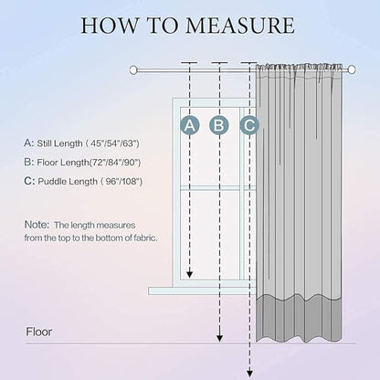 MIULEE 2 Panels Solid Color Sheer Window Curtains Elegant Window Voile Panels/Drapes/Treatment for Bedroom Living Room (54X84 Inches Cream)