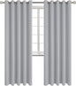 BGment Room Darkening Curtains 84 Inches Long - Grommet Thermal Insulated Drapes Window Treatment Curtains for Bedroom, 2 Panels, 70 x 84 Inch, Light Grey
