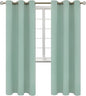 BGment Blackout Curtains - Grommet Thermal Insulated Room Darkening Bedroom and Living Room Curtains, Set of 2 Panels (38 x 84 Inch, Frosty Green)