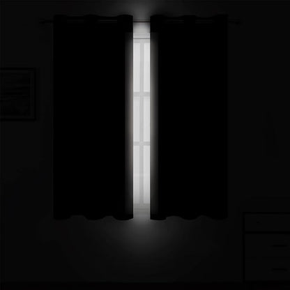 LEMOMO Blackout Curtains 66 x 54 Inch Long Light Beige Curtains Set of 2 Panels Room Darkening Curtains for Bedroom and Living Room
