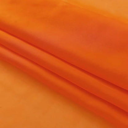 SpaceDresser Basic Rod Pocket Sheer Voile Window Curtain Panels Orange 2 Panels 52 Width 90 Inch Long for Kitchen Bedroom Children Living Room Yard(Orange,52 W x 90 L)