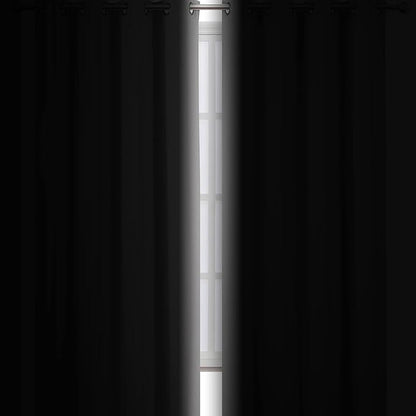 LEMOMO Blackout Curtains 42 x 84 inch/Light Grey Curtains Set of 2 Panels/Thermal Insulated Room Darkening Bedroom Curtains