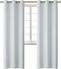 BGment Room Darkening Curtains 84 Inches Long - Grommet Thermal Insulated Drapes Window Treatment Curtains for Bedroom, 2 Panels, 42 x 84 Inch, Greyish White