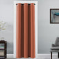 H.VERSAILTEX Doorway Curtain Blackout Closet Door Curtain Room Divider Window Treatment Curtain for Bedroom Thermal Insulated Privacy Drape Soundproof Grommet, 42 x 80 inches, 1 Panel, Orange