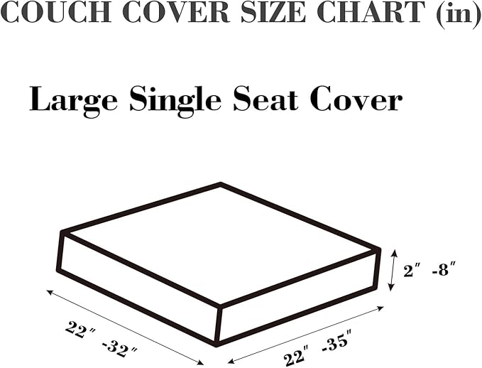 Sofa Covers Couch Covers for Sofa Pet Friendly Couch Cushion Covers Universal Sofa Covers Washable Stretch Slipcovers for Sectional Sofa (Texture Green,Large Single Seat Cover)