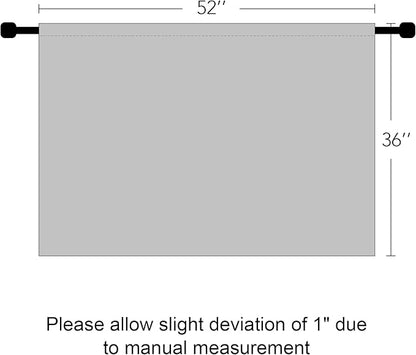 RYB HOME Short Blackout Curtains for Small Window, Sunmmer Heat Light Blocking Privacy Protection Curtains for Sunroom Laundry Room Stair Window, Width 52 by Length 36, Dusty Rose, Set of 2