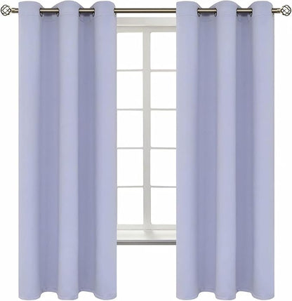 BGment Room Darkening Curtains 63 Inches Long - Grommet Thermal Insulated Drapes Window Treatment Curtains for Bedroom, 2 Panels, 42 x 63 Inch, Lavander
