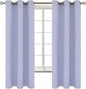 BGment Room Darkening Curtains 63 Inches Long - Grommet Thermal Insulated Drapes Window Treatment Curtains for Bedroom, 2 Panels, 42 x 63 Inch, Lavander