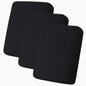 hyha Milk Silk Couch Cushion Covers, Soft Magic Sofa Covers Washable for 3 Cushion Couch, Stretch Sectional Outdoor Cushion Covers for Patio Furniture with Elastic Bottom(3 Packs, Black)