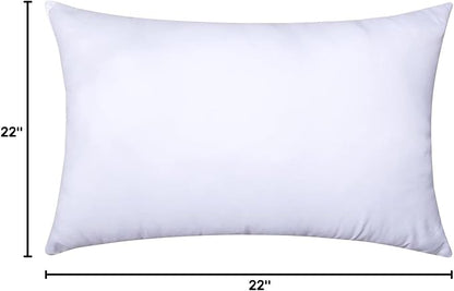 MIULEE Throw Pillow Insert Premium Pillow Stuffer Sham Rectangle for Decorative Cushion Bed Couch Sofa 14x36 Inch