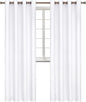 BGment Room Darkening Curtains 95 Inches Long - Grommet Thermal Insulated Drapes Window Treatment Curtains for Bedroom, 2 Panels, 52 x 95 Inch, Pure White