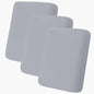hyha Milk Silk Couch Cushion Covers, Soft Magic Sofa Covers Washable for 3 Cushion Couch, Stretch Sectional Outdoor Cushion Covers for Patio Furniture with Elastic Bottom(3 Packs, Grey)