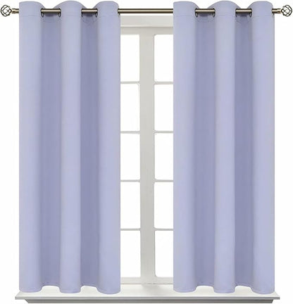 BGment Room Darkening Curtains 54 Inches Long - Grommet Thermal Insulated Drapes Window Treatment Curtains for Bedroom, 2 Panels, 38 x 54 Inch, Lavander