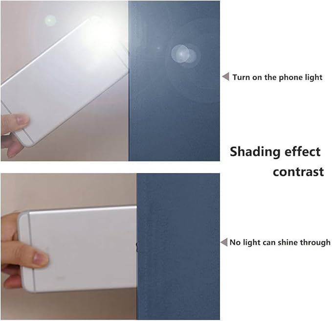 NICETOWN Full Shading Curtains 90 inches Long 2 Panels Set for Windows, Super Heavy-Duty Black Lined Blackout Curtains for Bedroom, Privacy Assured Window Treatment (Stone Blue, 52 inches W)