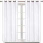 BGment Room Darkening Curtains 45 Inches Long - Grommet Thermal Insulated Drapes Window Treatment Curtains for Bedroom, 2 Panels, 52 x 45 Inch, Pure White