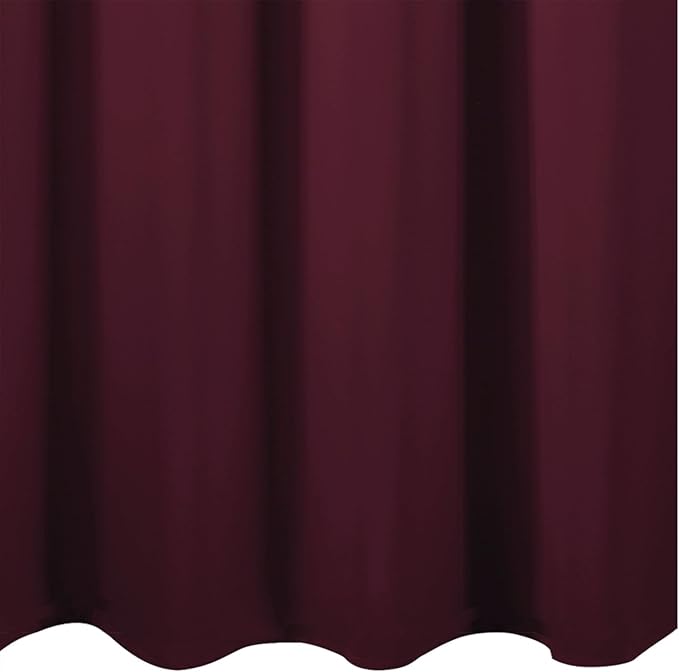 LEMOMO Burgundy Red Blackout Curtains 42 x 54 Inch Length Set of 2 Panels Grommet Bedroom Curtains for Living Room