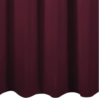 LEMOMO Burgundy Red Blackout Curtains 42 x 54 Inch Length Set of 2 Panels Grommet Bedroom Curtains for Living Room