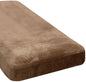 H.VERSAILTEX Velvet Stretch Individual Chaise Cover Sectional Couch Covers for L Shaped Sofa Both Left/Right Furniture Protector Seat Cushion Sofa Cover (1 Piece Chaise Cover, Camel)