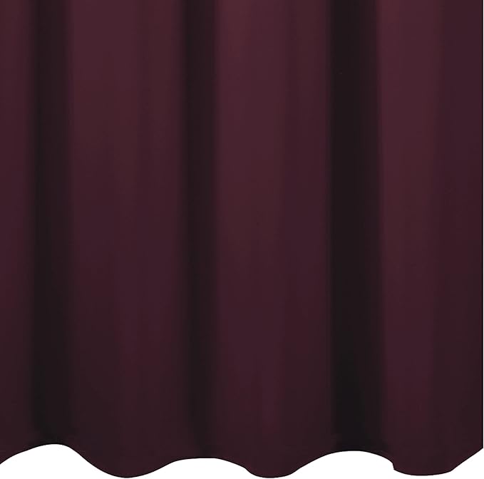 LEMOMO Blackout Curtains 52 x 45 inch/Burgundy Red Curtains Set of 2 Panels/Thermal Insulated Room Darkening Bedroom Curtains